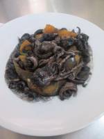 pusit, food presentation