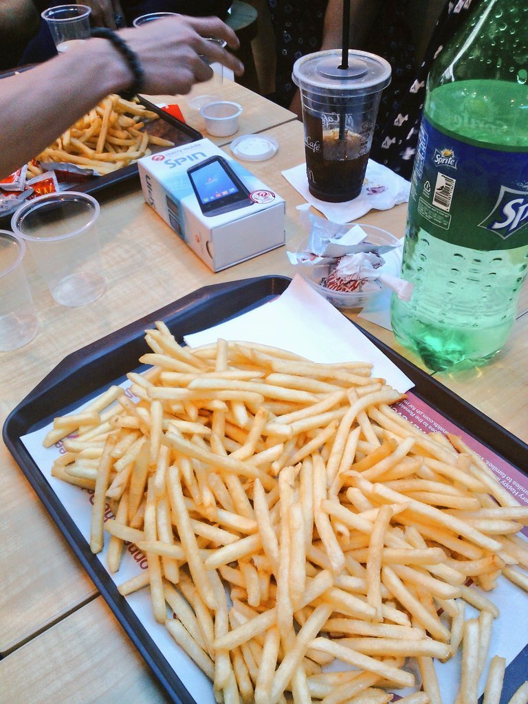fried overload at mcdonalds, #blessed