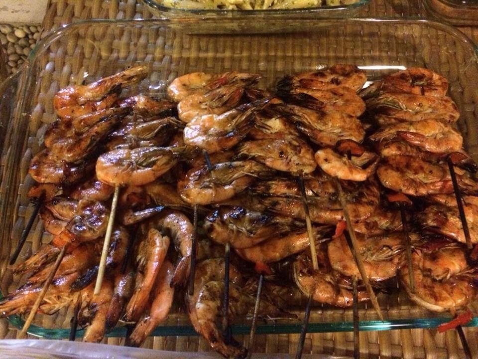 grilled shrimp, christmas 2015 at #embalai, #itsacelebration