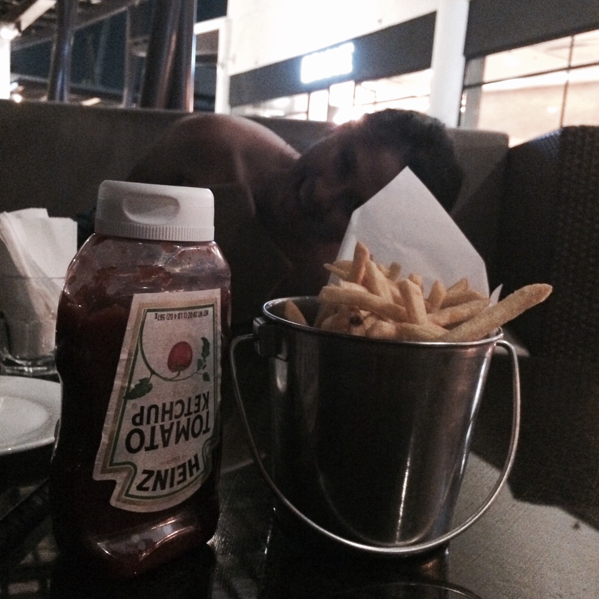 A fries and a friend 