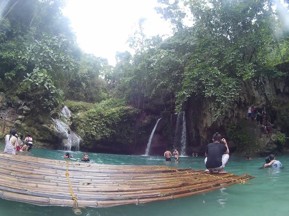 Bamboo raft