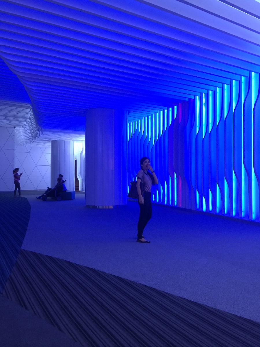 Blue lights