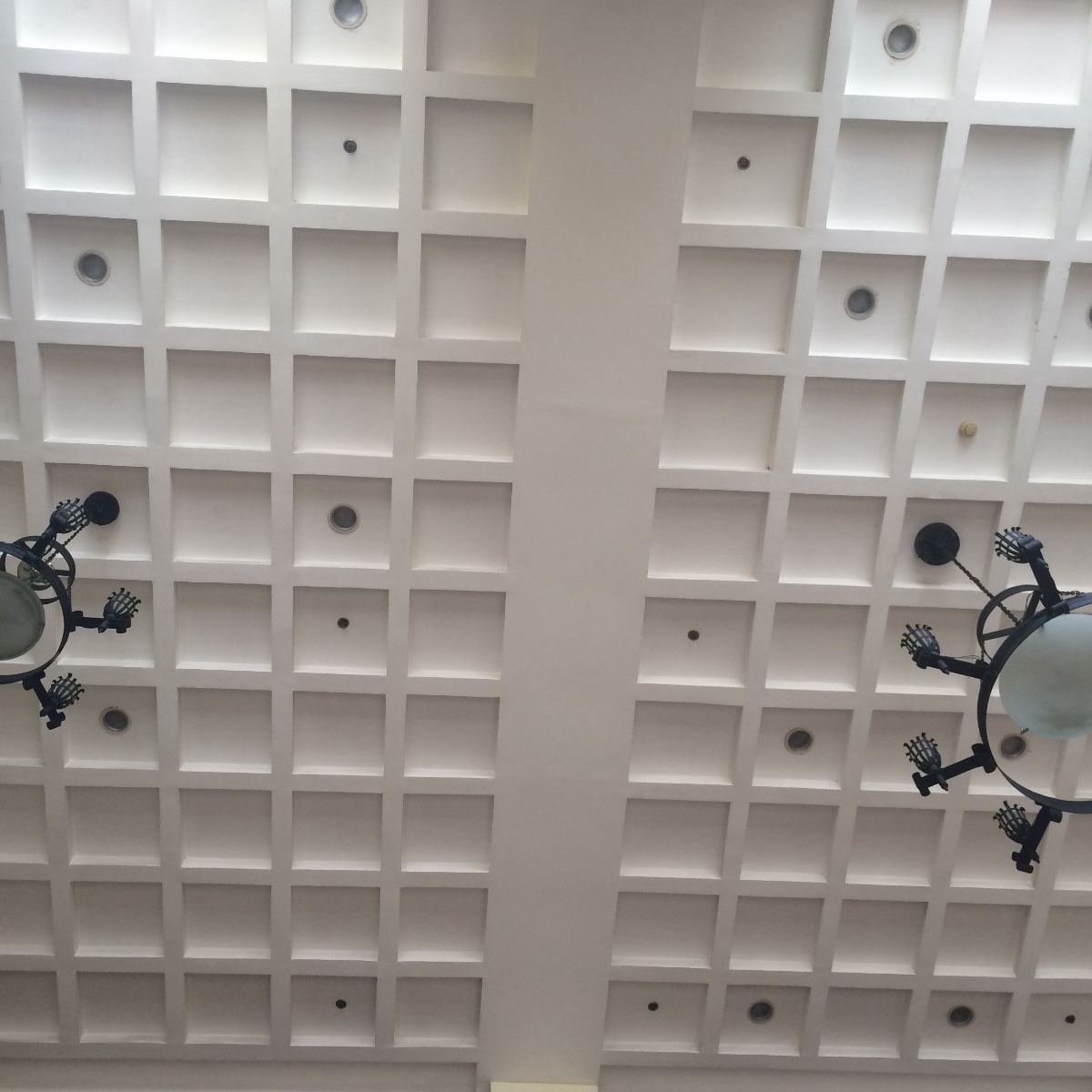 the ceiling