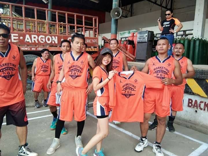 with the players