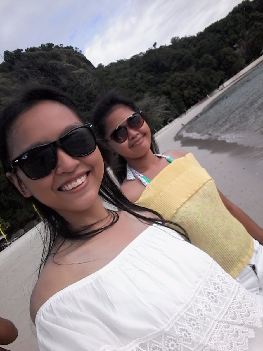 Beach, sister, smile