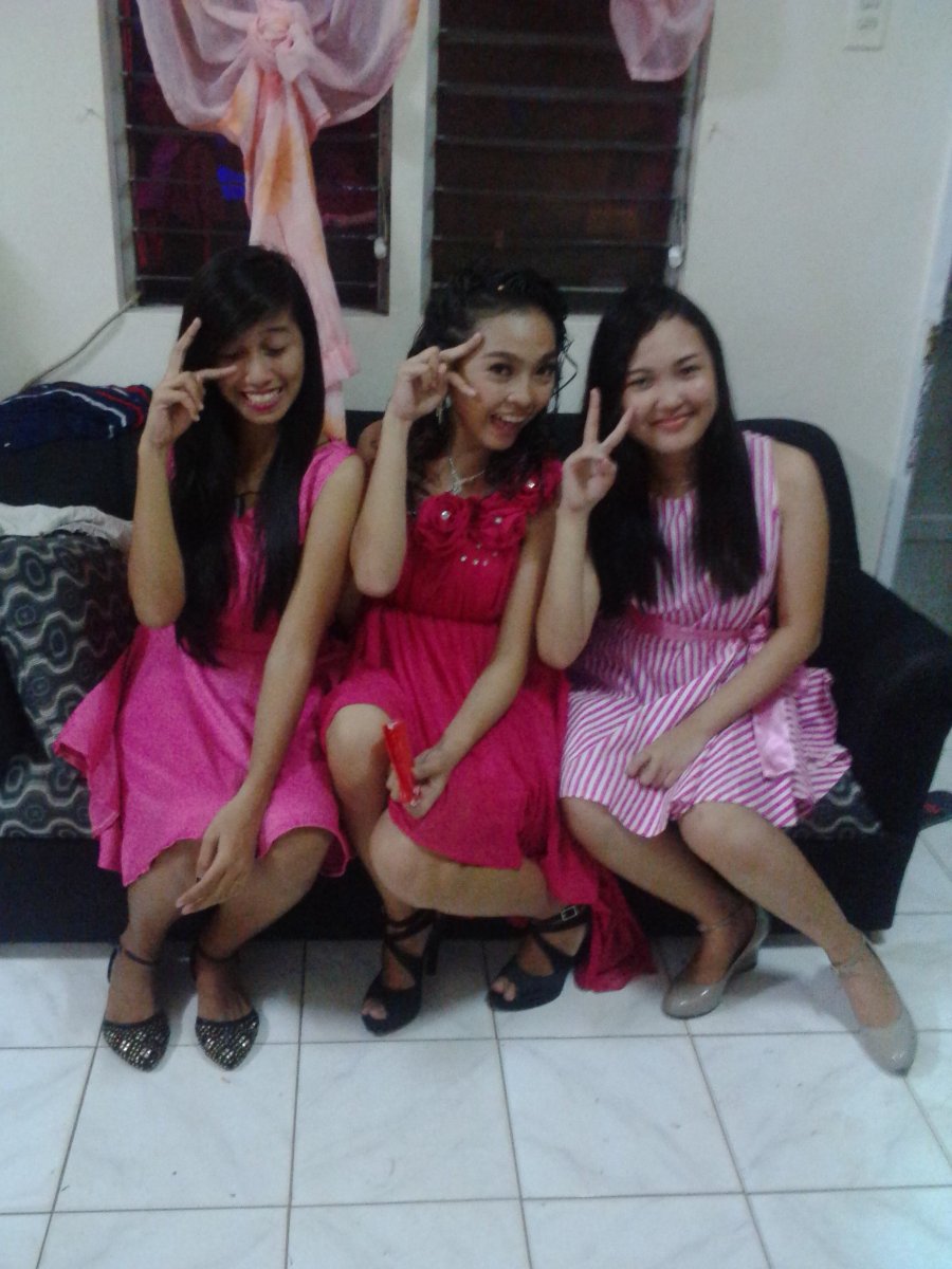 Pink, wacky, friends