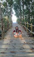 Bamboo bridge, fun