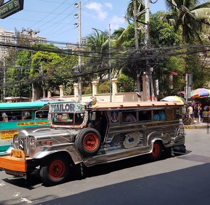 A jeepney, wow