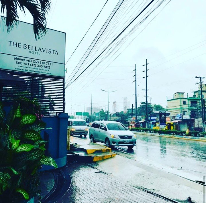 Heavy rain in lapu-lapu city