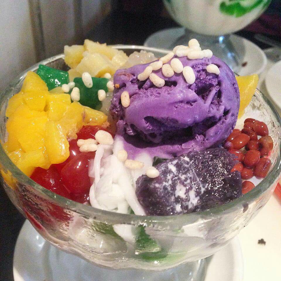 creamy halohalo