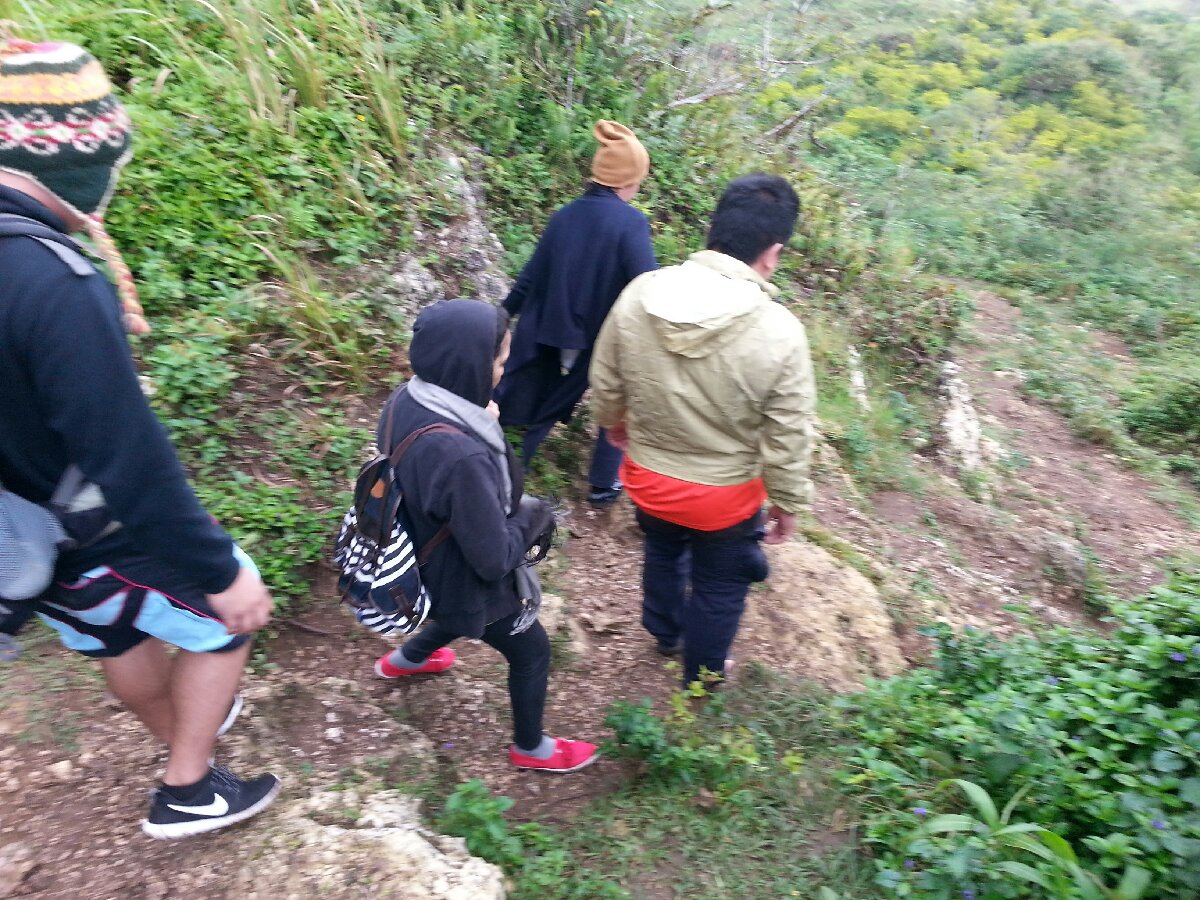 going down