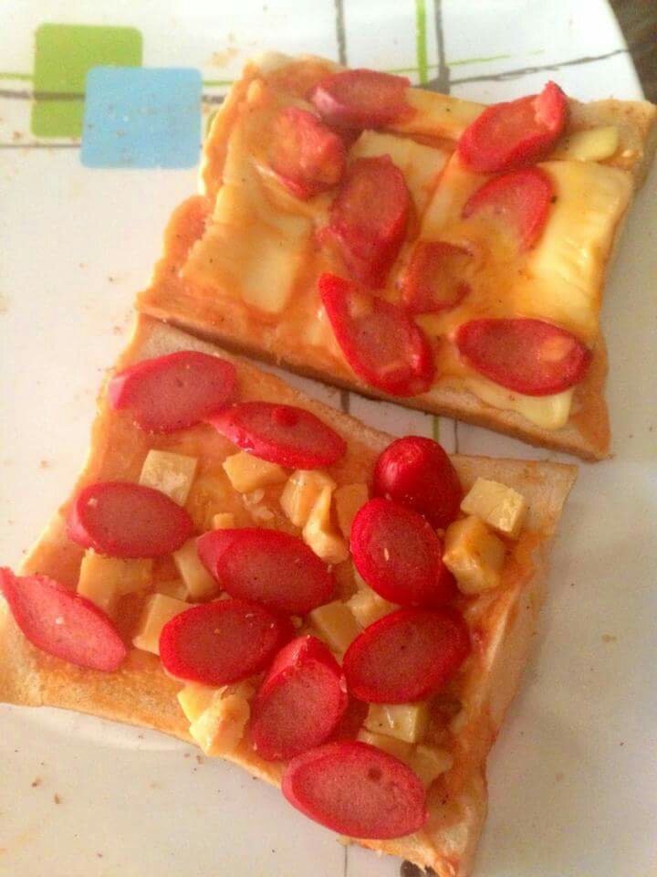 sandwich pizza