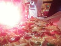 pizza and chicken wings