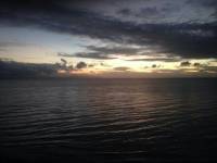 its about sunset