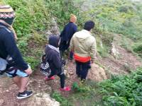 going down