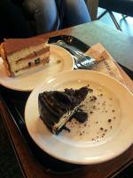 Orio cheesecake and belgian chocolate cake
