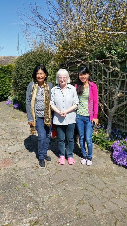 Invited for coffee, With my mom and Miss Julie