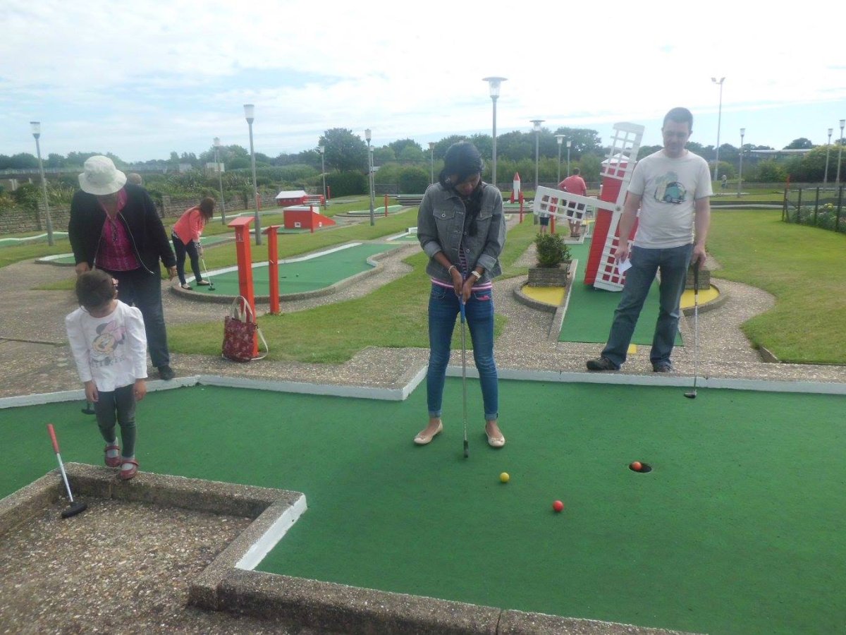 My score Crazy Golf, Skegness, UK