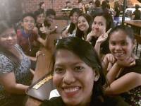 Reunited with friends, Pizza Republic, Cebu, Philippines