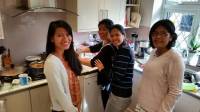 It was a lovely sushi night ladies, Throwback in England