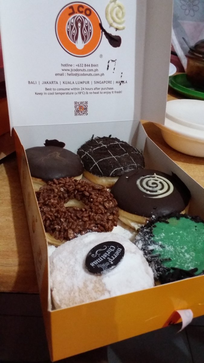 JCO doughnut, christmas sweet