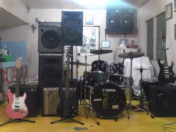 My uncles music instruments