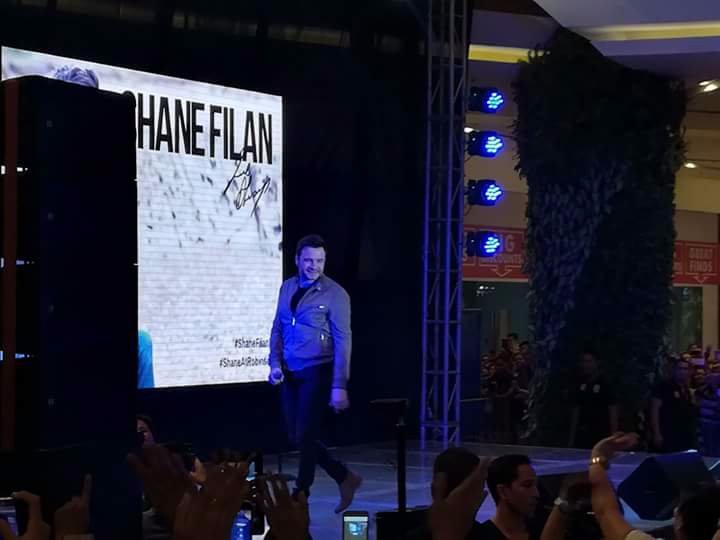Shane Filan at robinsons galleria cebu