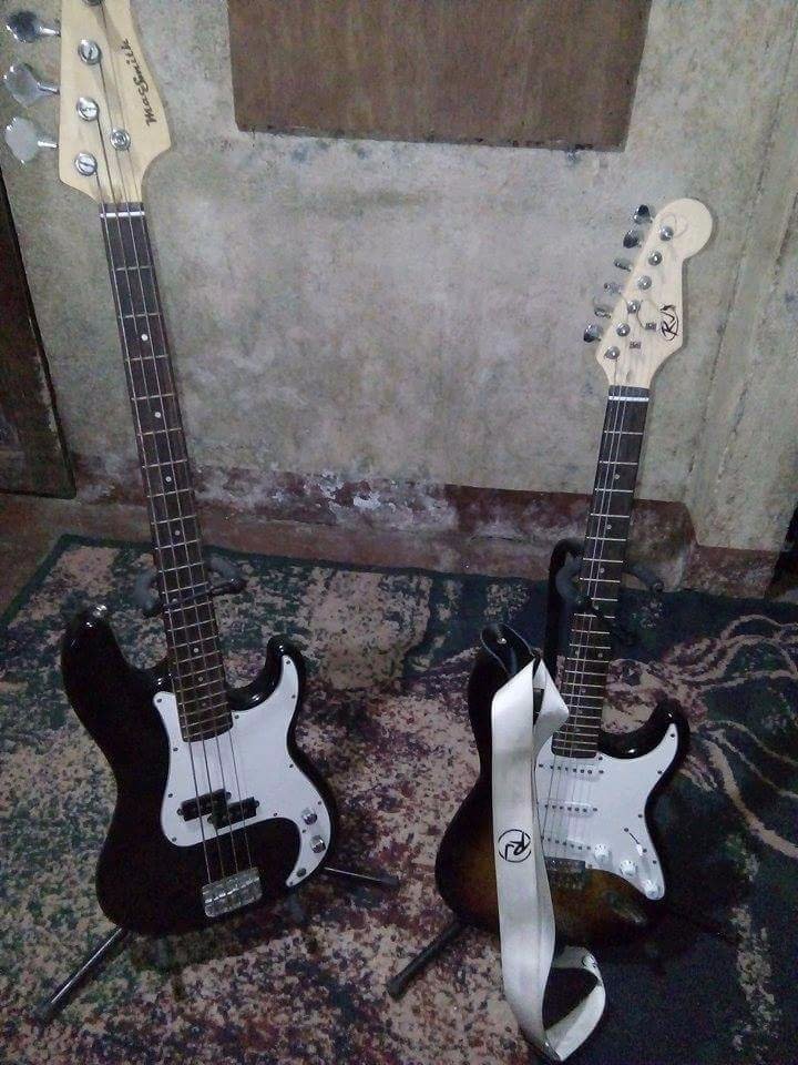 Uncles electric guitars