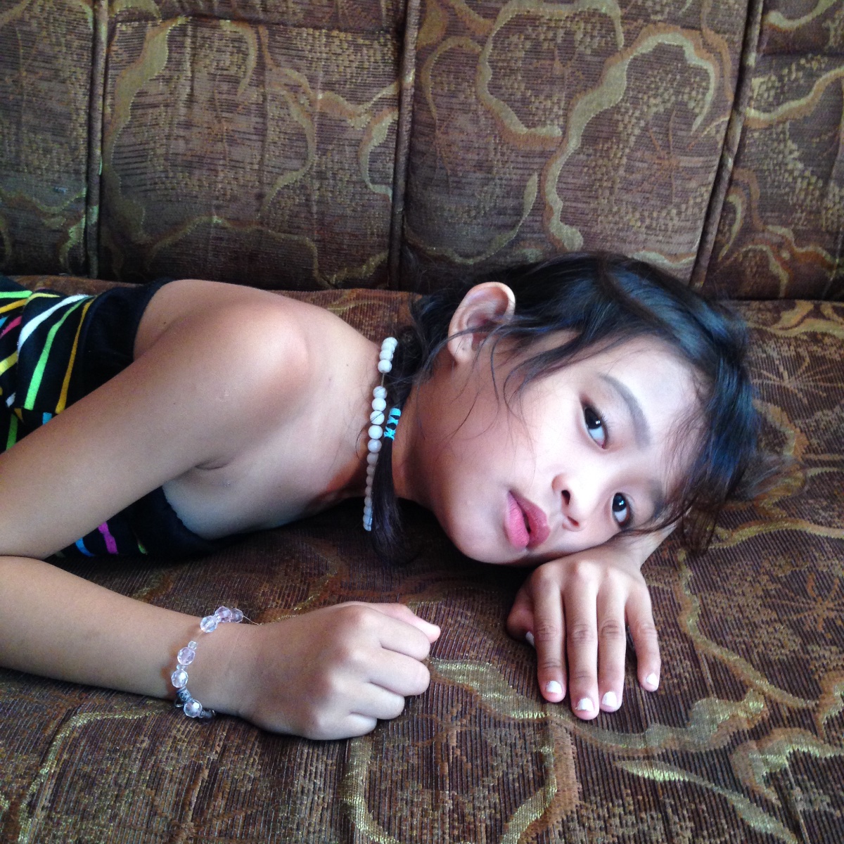 Beautiful little girl, model