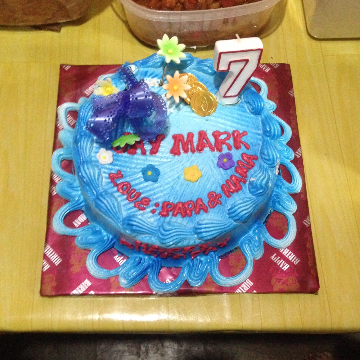 Cake sweet happy birthday blow the cake party blowout