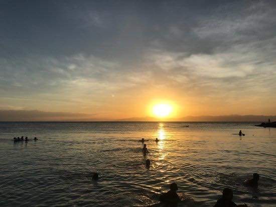 Sunrise swimming is our therapy