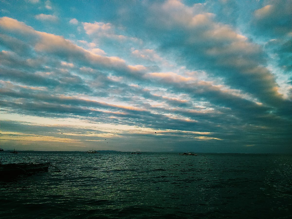 Waves of clouds