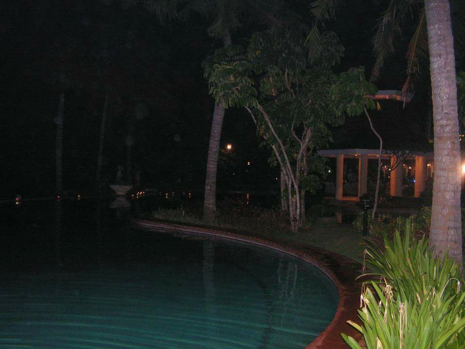 night swimming pool swimming pool