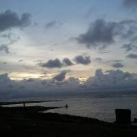 Seashore sunset beautiful scenery calm relaxation