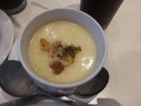 nepal food, rice with beef soup