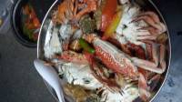 Seafood, Fresh, crabs, fish, shells