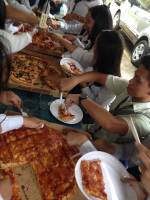 Beef and mushroom, pizza, Albertos, snacks, food is life