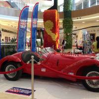 Liqui Moly vintage car automobile red car