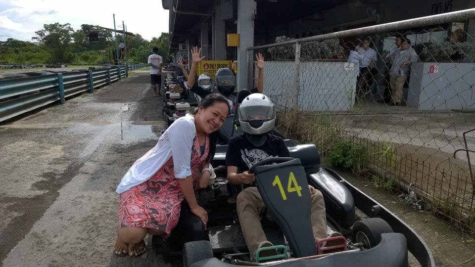 kartzone with my mama