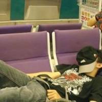 im so tired so i fell asleep #travel