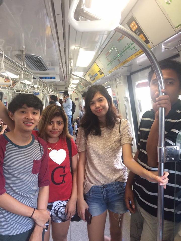 with friends, singpore, sembreak