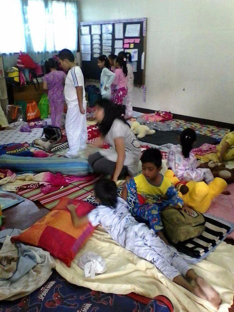 Kids pajama party