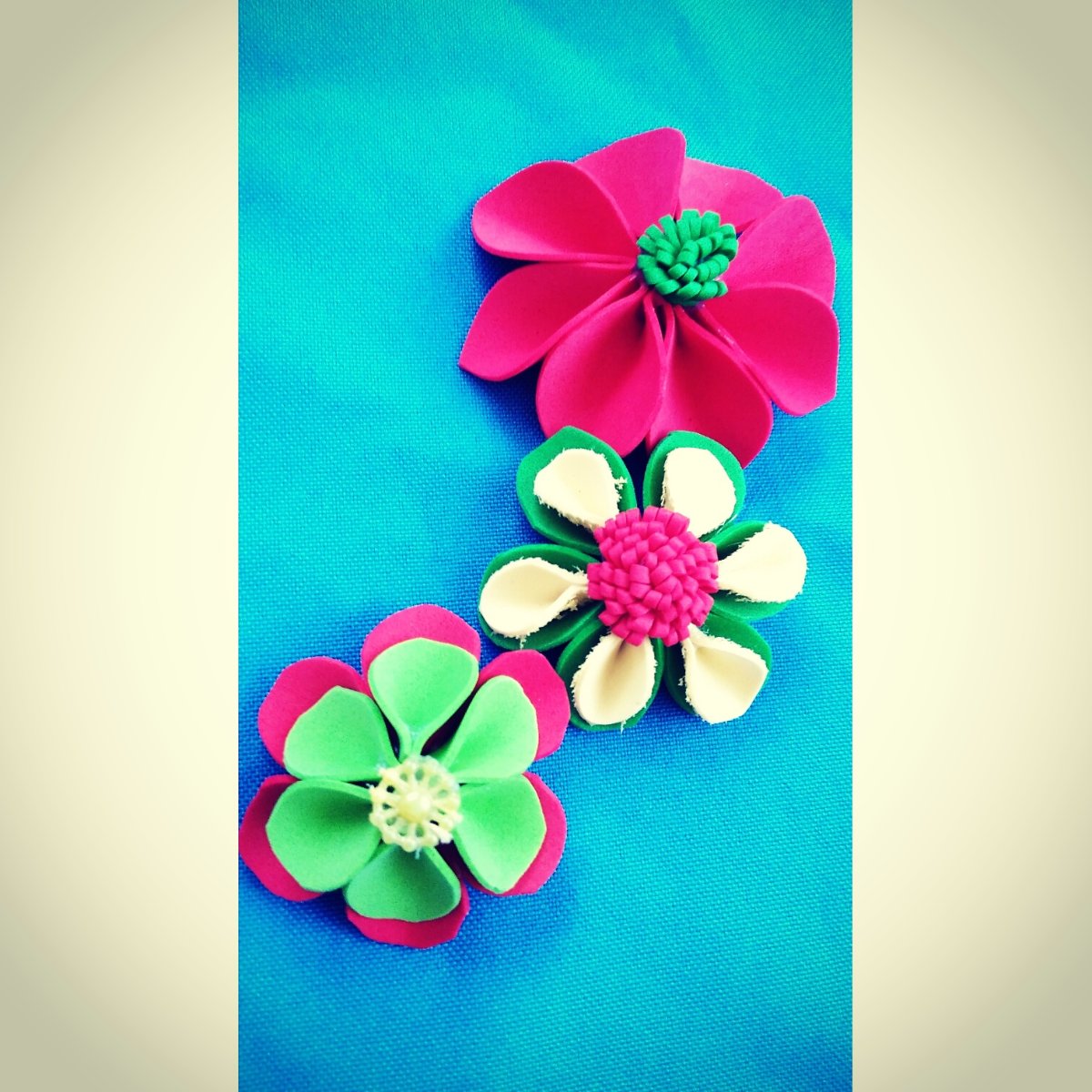 felt paper flowers