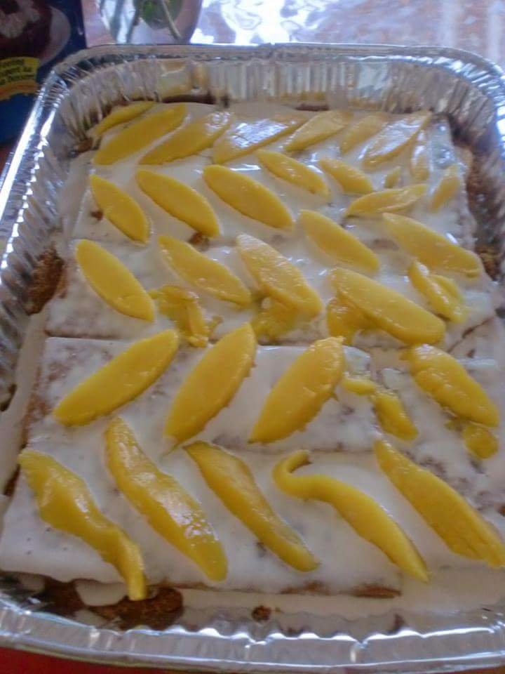 mango float, made it myself #nomnom