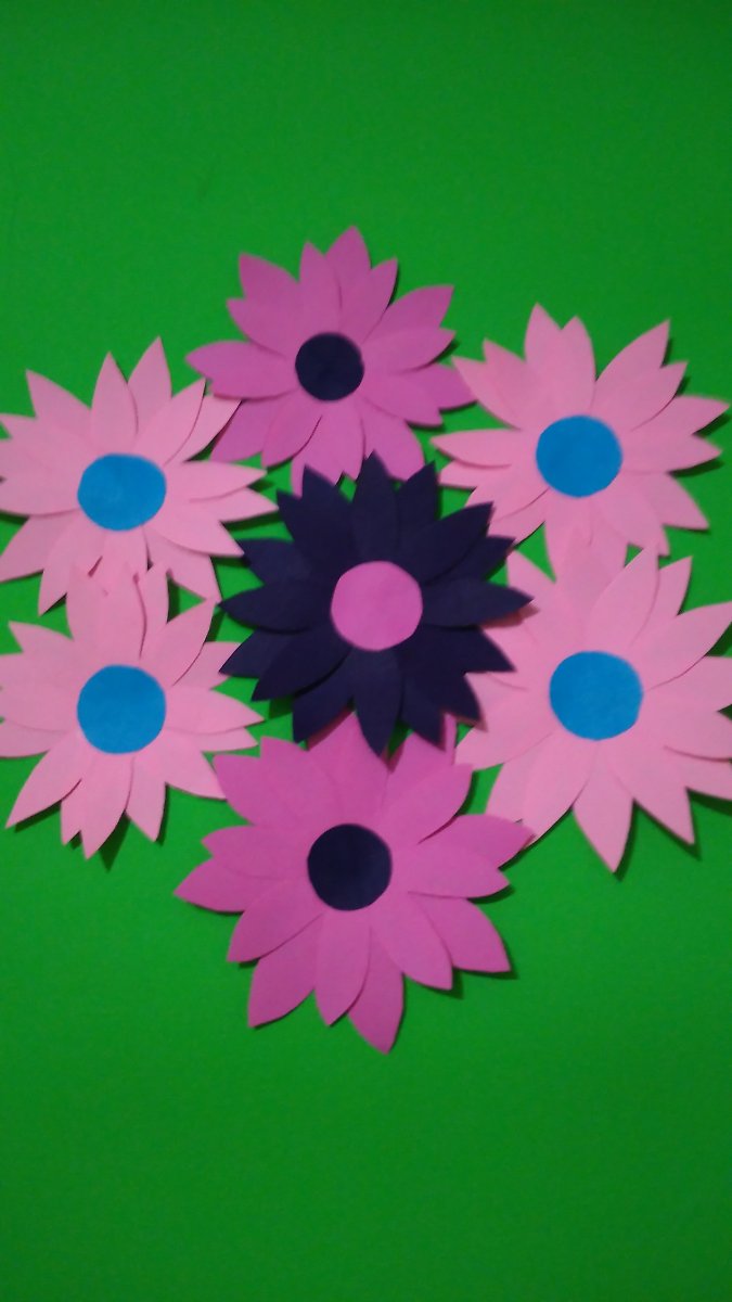 pink and violet