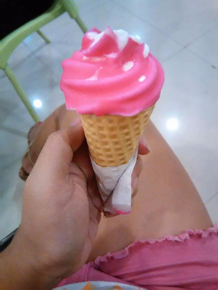 pink icecream