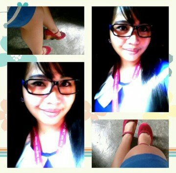 red and blue