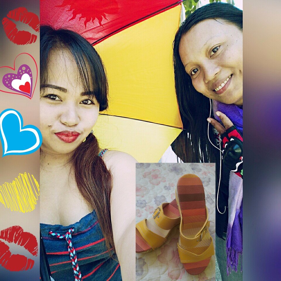 with my college friend 