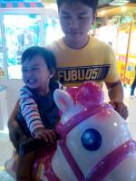 malling, with, daddy