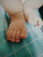 A childs feet